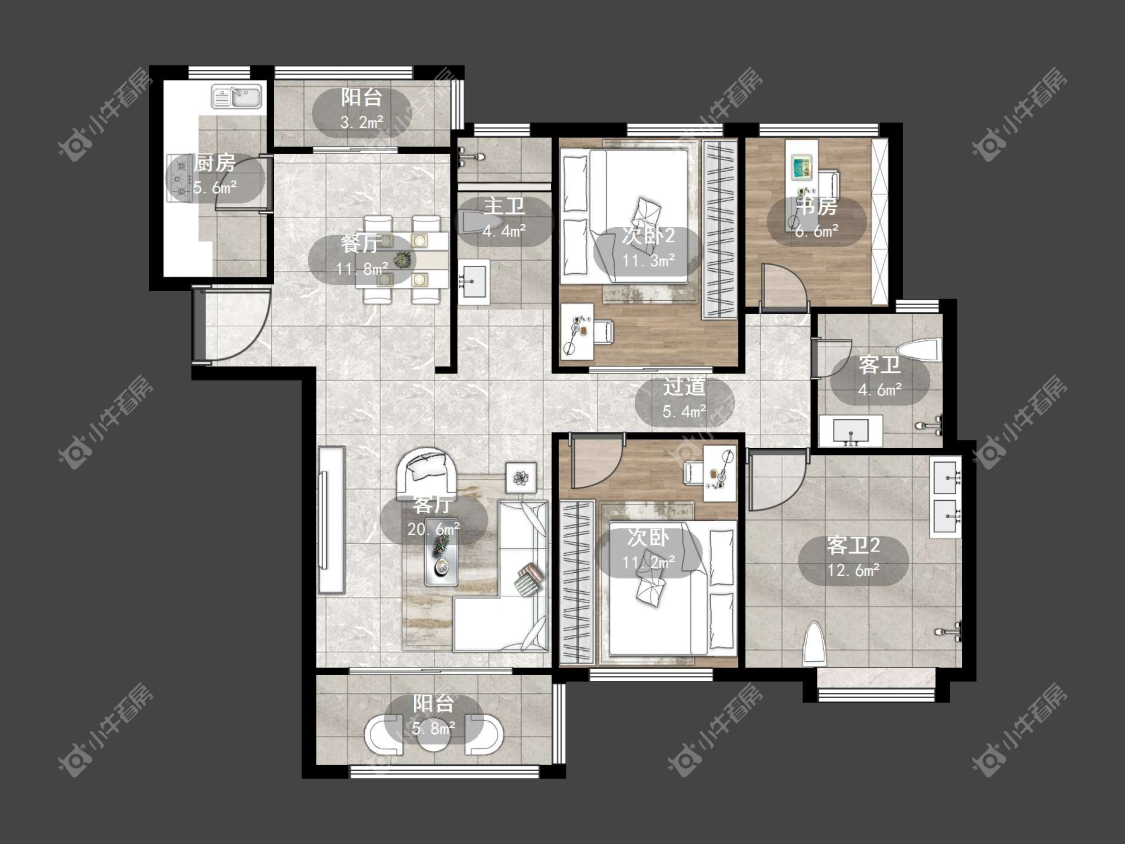 镇江信达香堤国际在售二手房源_小牛看房