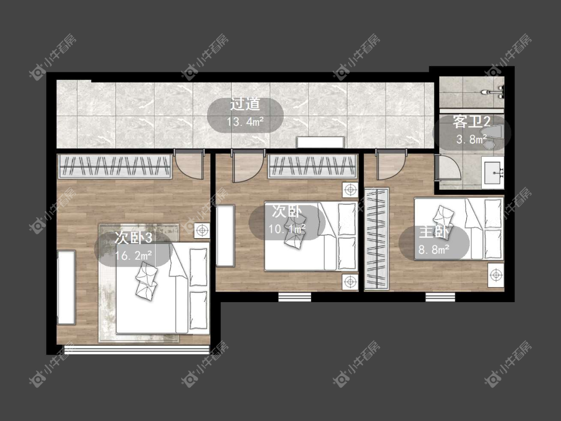 镇江锦泰园在售二手房源户型图_小牛看房