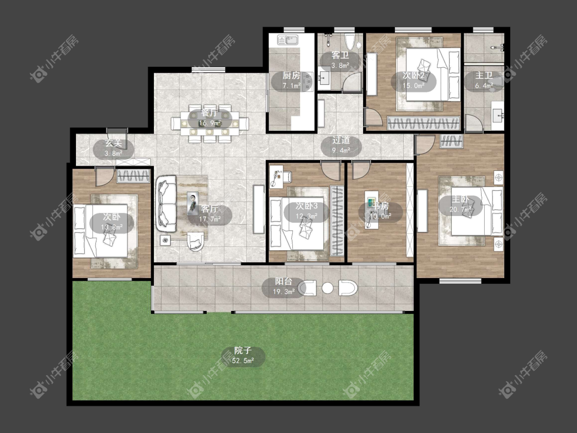镇江天怡天瑞宸在售二手房源户型图_小牛看房