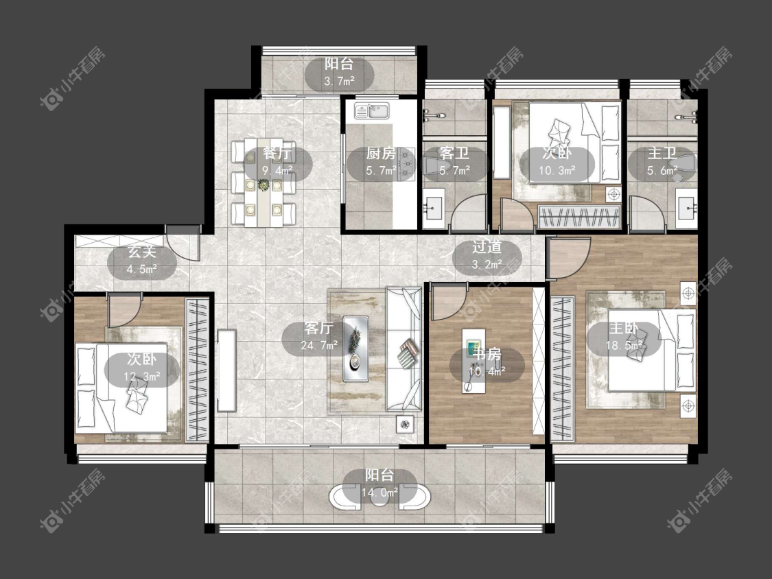镇江凤熹台在售二手房源户型图_小牛看房