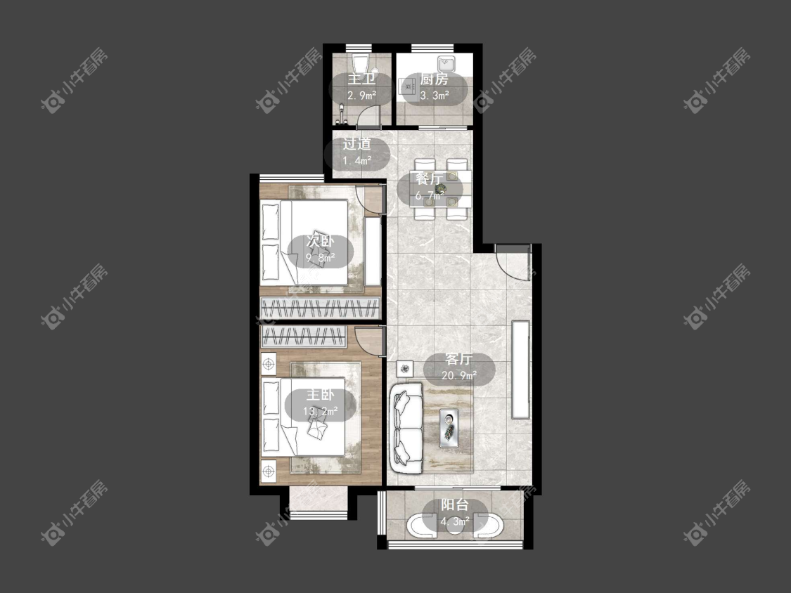 镇江东方嘉园在售二手房源户型图_小牛看房