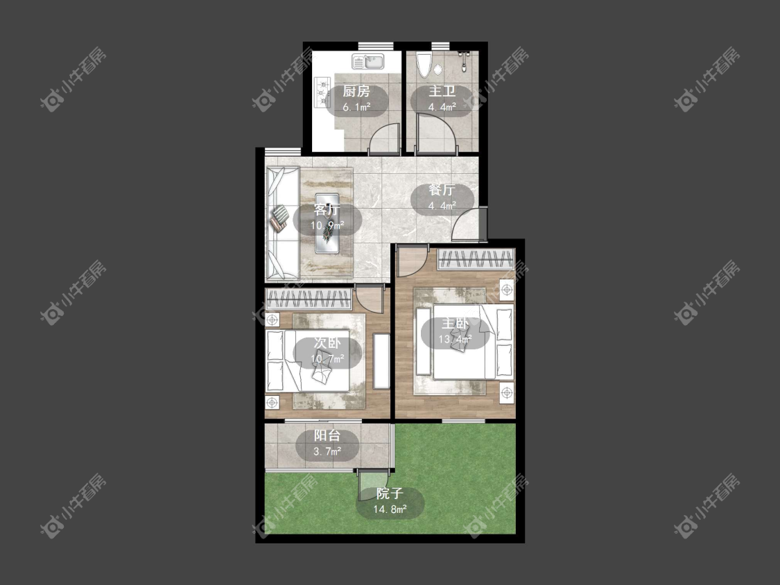 镇江开发区凤凰路在售二手房源户型图_小牛看房