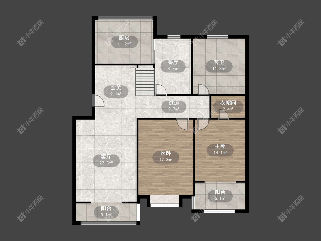 镇江金香花园在售二手房源户型图_小牛看房
