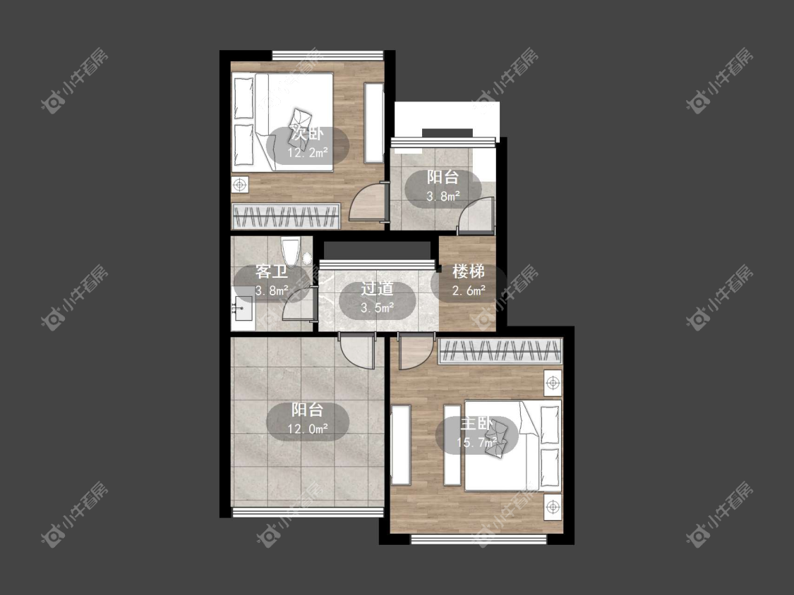 镇江风雅尚都在售二手房源户型图_小牛看房