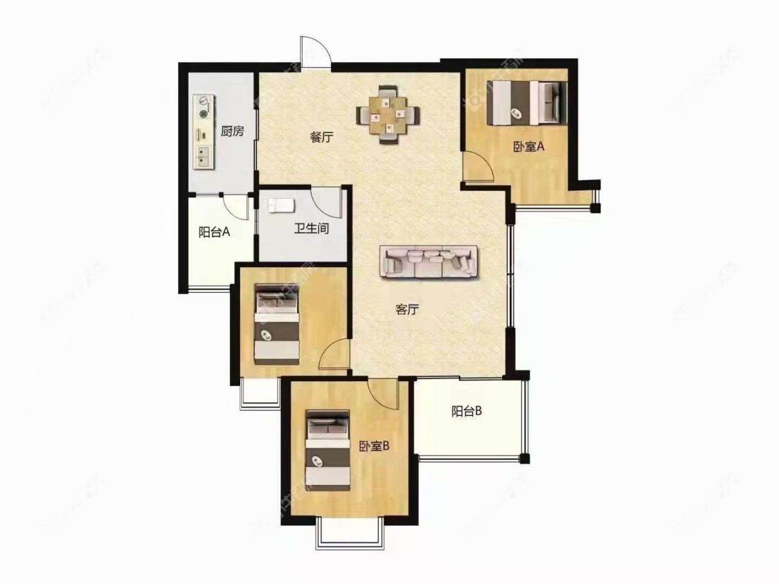 镇江恒大名都一期在售二手房源_小牛看房