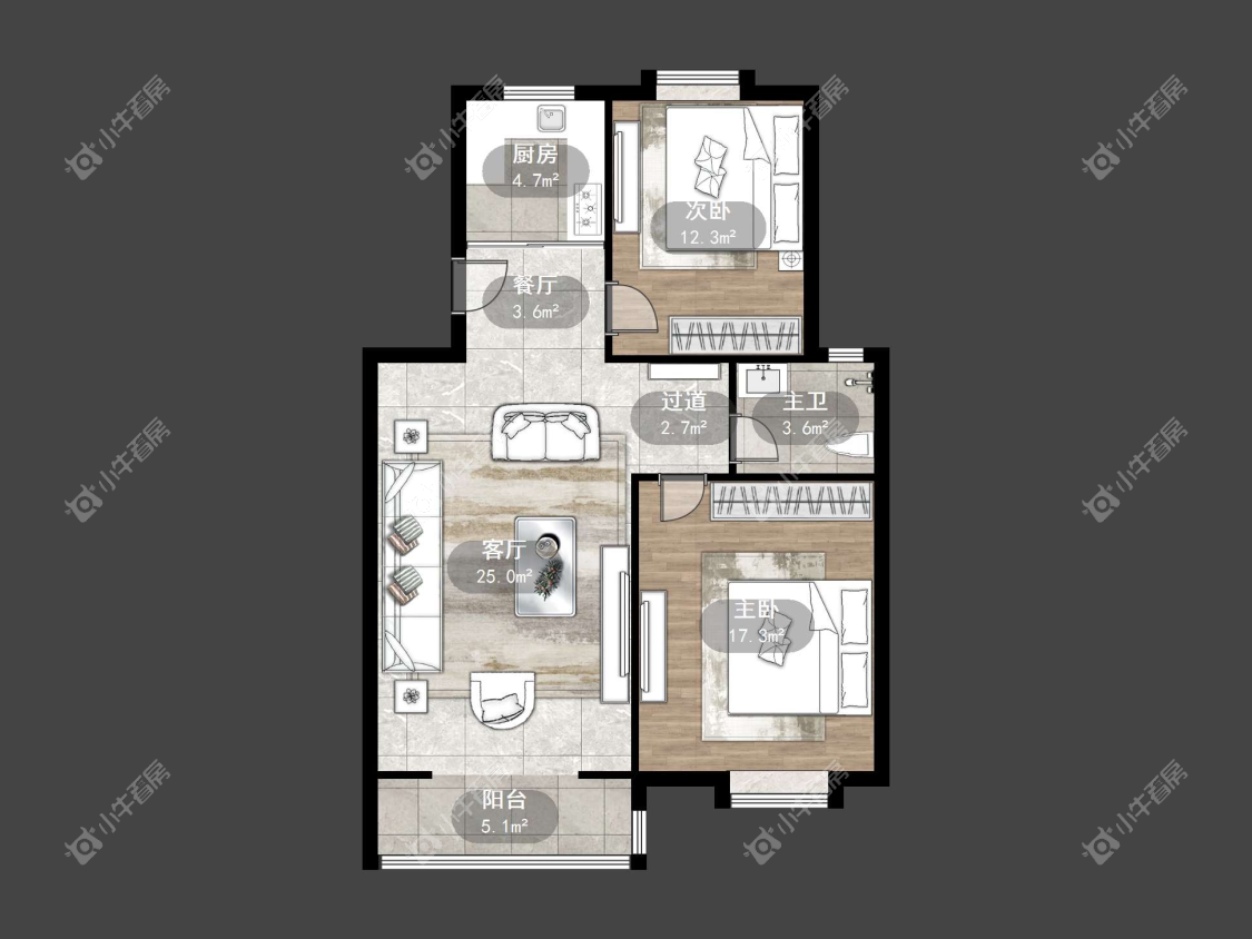 镇江凰嘉花苑在售二手房源户型图_小牛看房