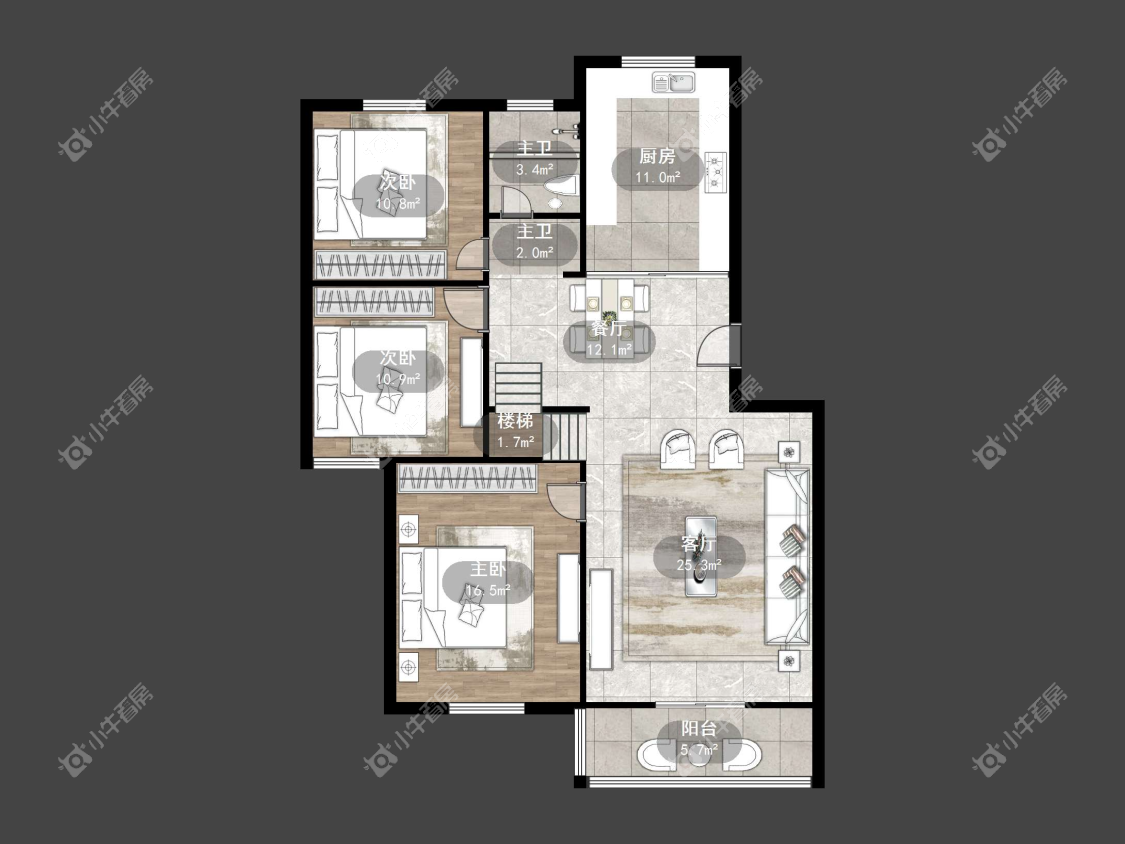 镇江东南新城在售二手房源户型图_小牛看房