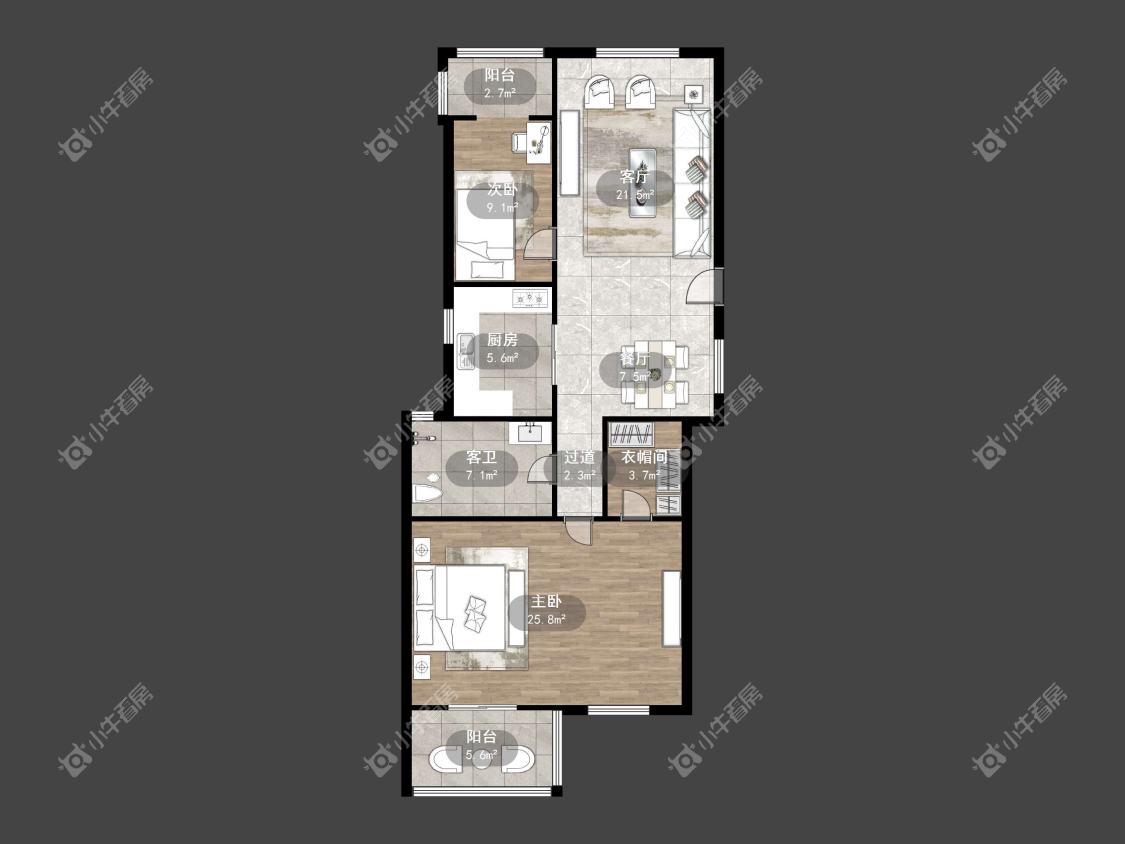 镇江御珑湾(丹阳)在售二手房源户型图_小牛看房