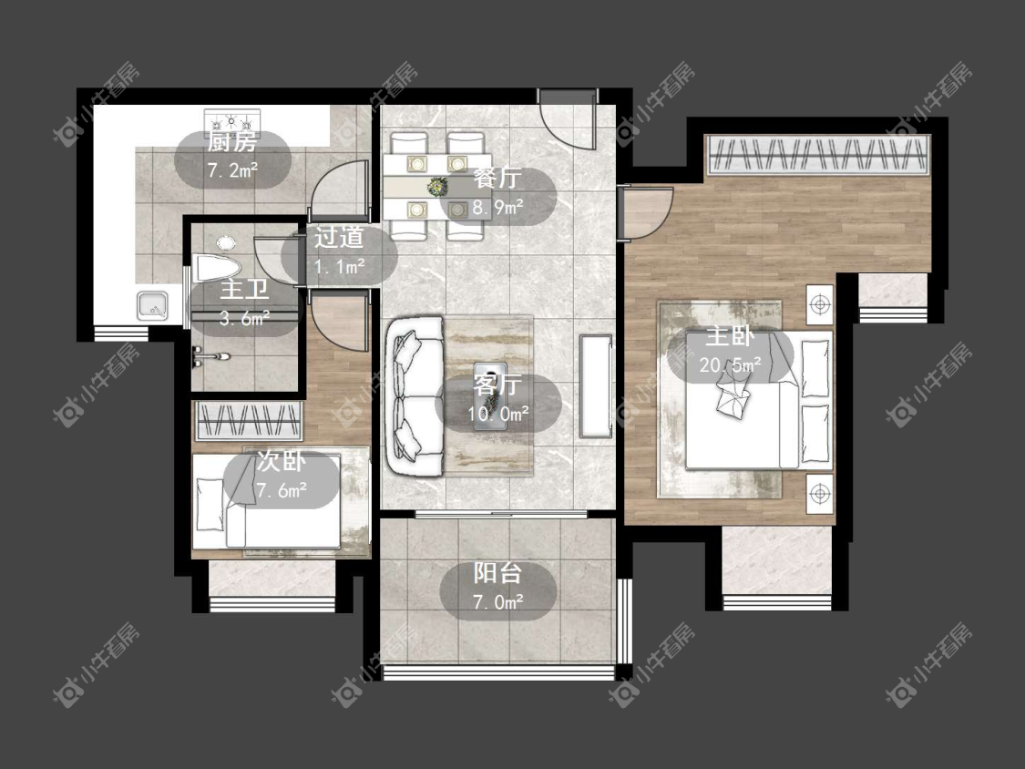 镇江碧桂园在售二手房源户型图_小牛看房