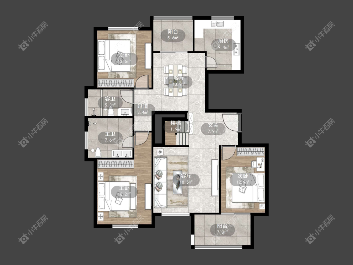 镇江御珑湾(丹阳)在售二手房源户型图_小牛看房