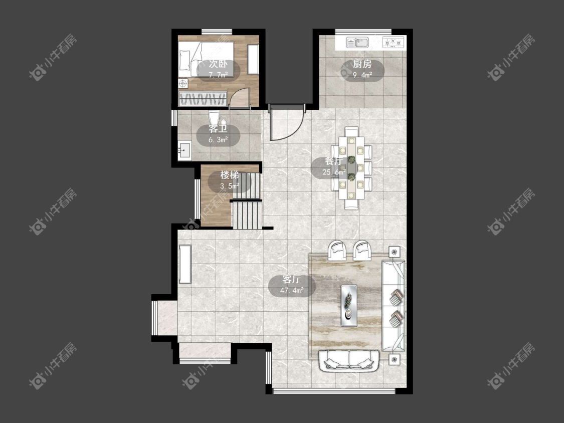 镇江芳草苑在售二手房源户型图_小牛看房
