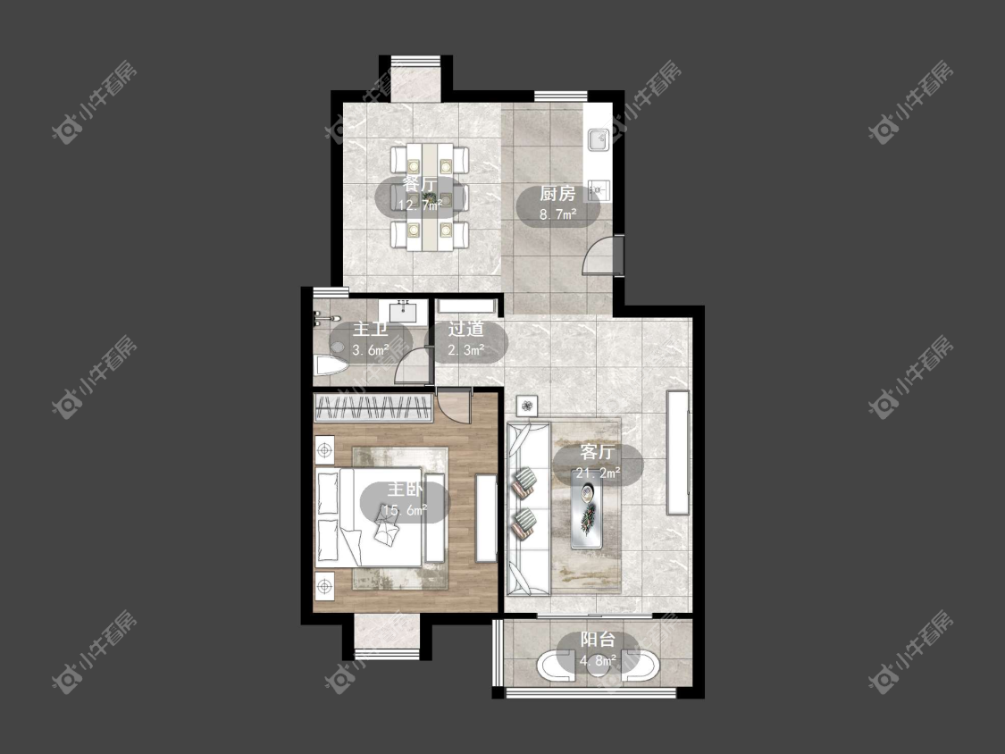 镇江凰嘉花苑在售二手房源户型图_小牛看房