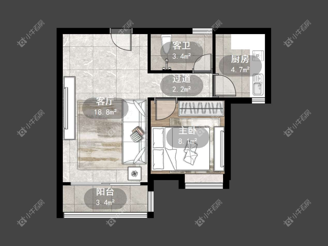 镇江碧桂园在售二手房源户型图_小牛看房