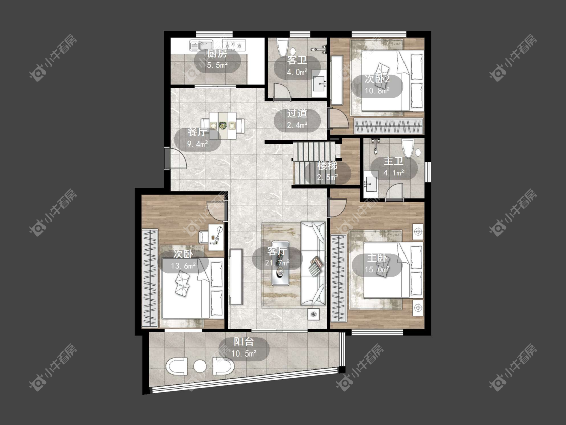 镇江新世纪花园（丹阳）在售二手房源户型图_小牛看房