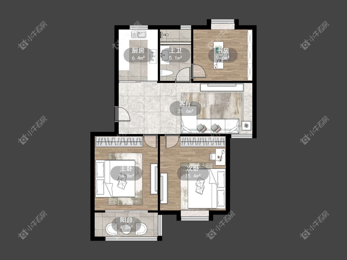 镇江惠泽苑在售二手房源户型图_小牛看房