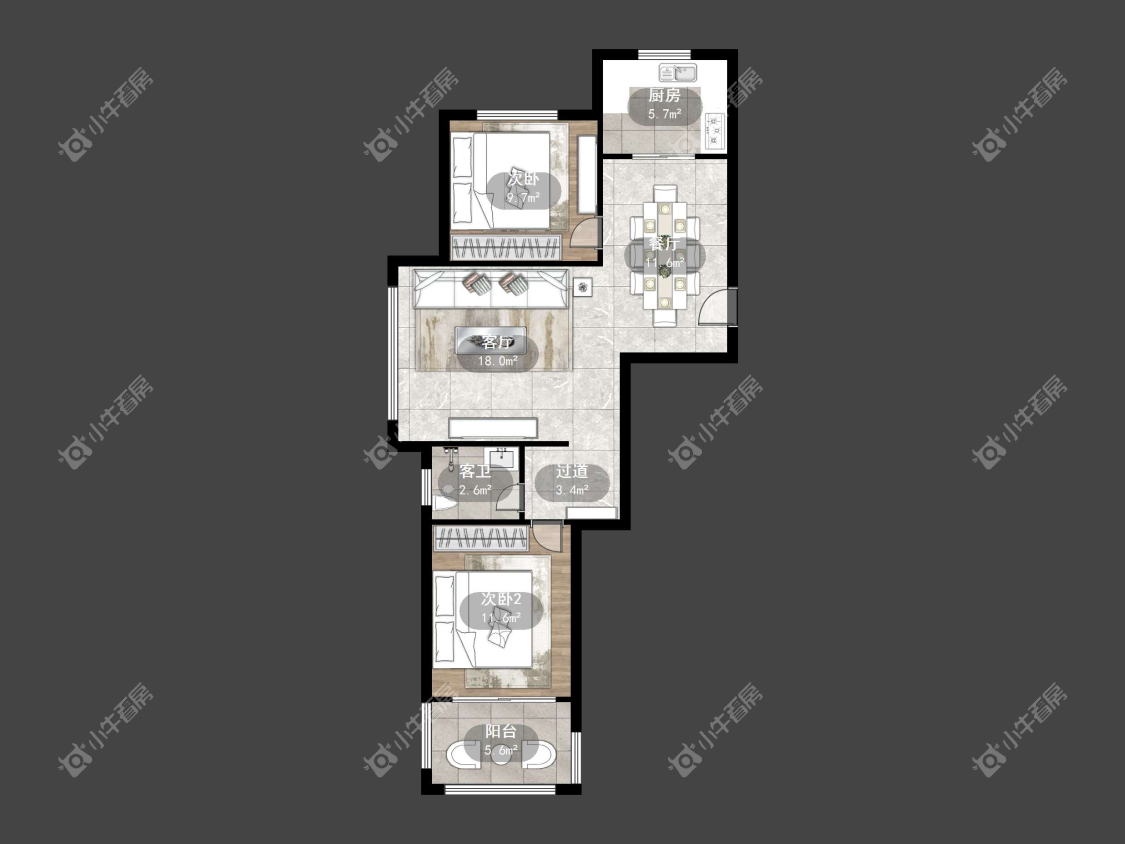 镇江嘉源首府在售二手房源户型图_小牛看房