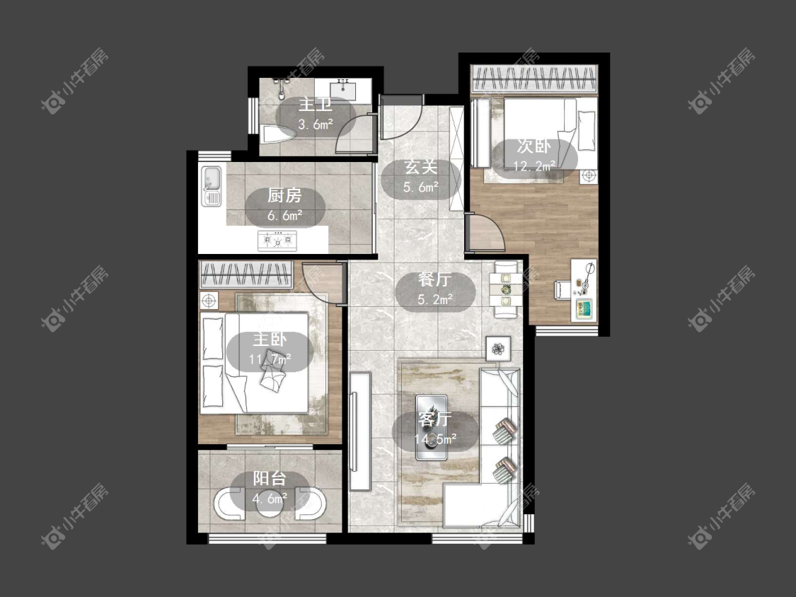 镇江国信宜和在售二手房源户型图_小牛看房