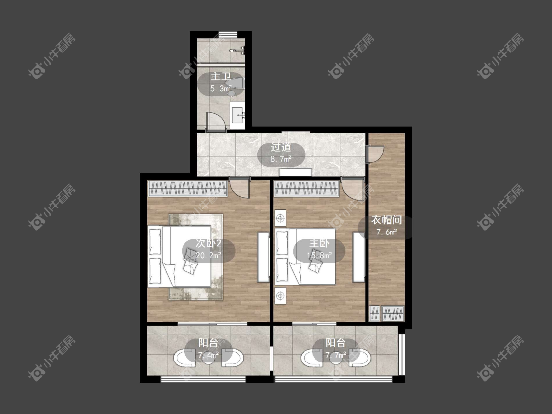 镇江御珑湾(丹阳)在售二手房源户型图_小牛看房