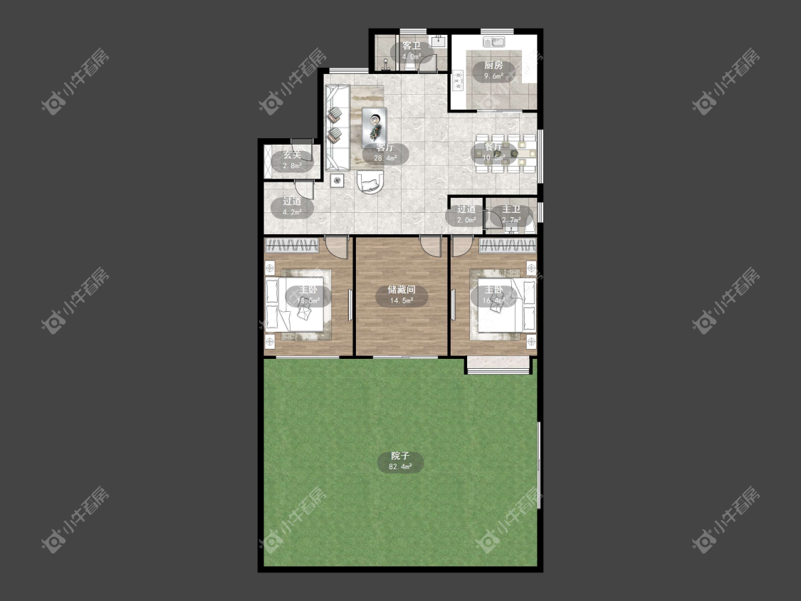 镇江泰豪公寓在售二手房源户型图_小牛看房