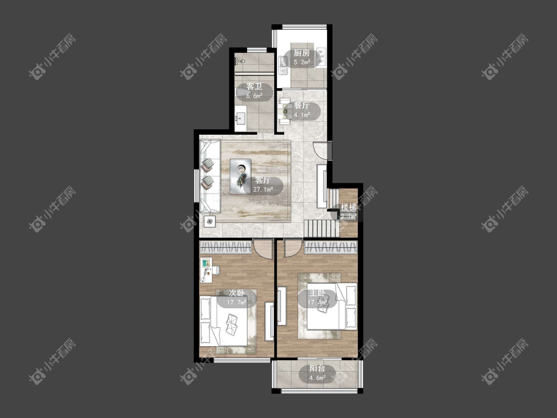 镇江银谷苑（金陵西路220号）在售二手房源户型图_小牛看房
