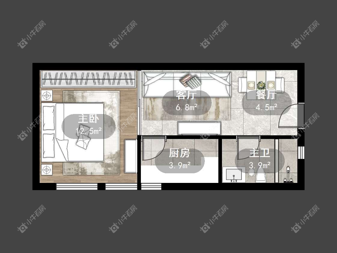 镇江金色家园在售二手房源户型图_小牛看房