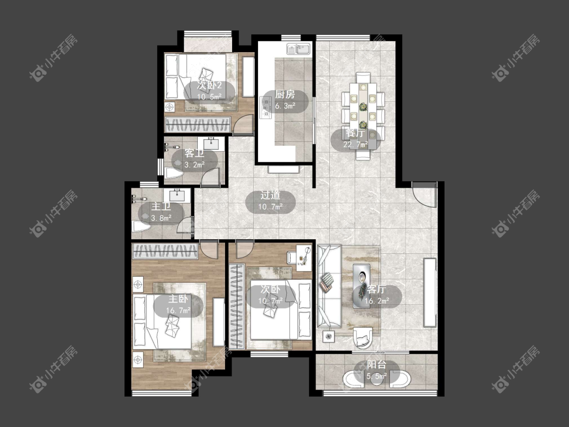 镇江金鼎城市花园在售二手房源户型图_小牛看房