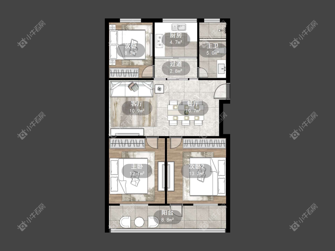 镇江迎春小区在售二手房源户型图_小牛看房