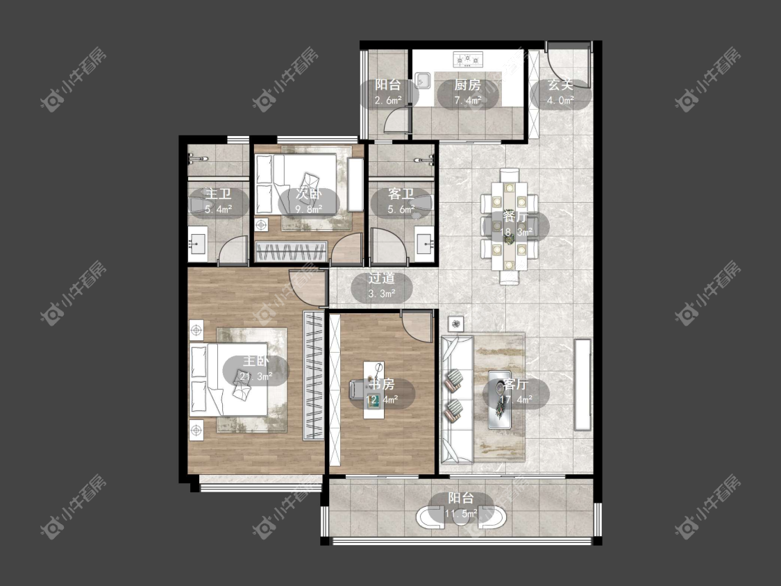 镇江凤熹台在售二手房源户型图_小牛看房