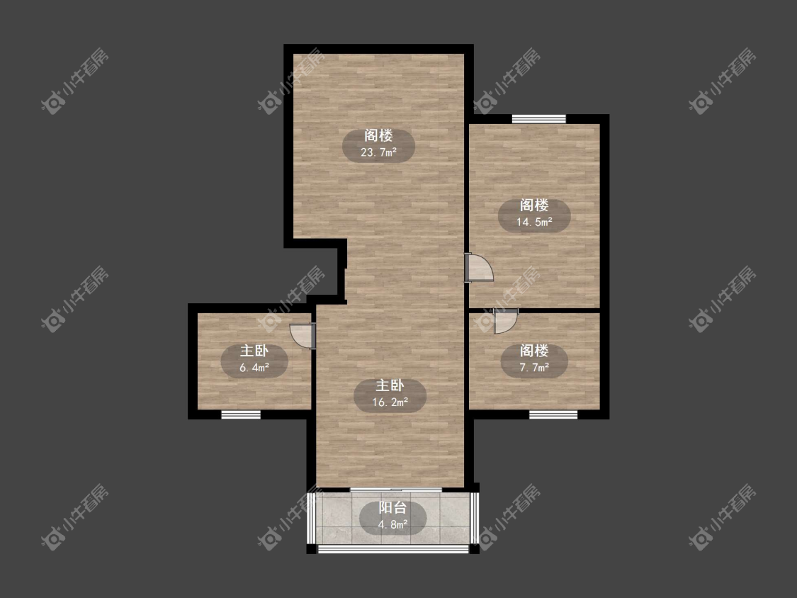 镇江紫荆花园在售二手房源户型图_小牛看房
