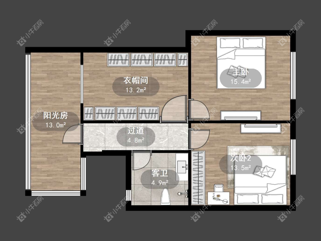 镇江滨河凤凰城在售二手房源户型图_小牛看房
