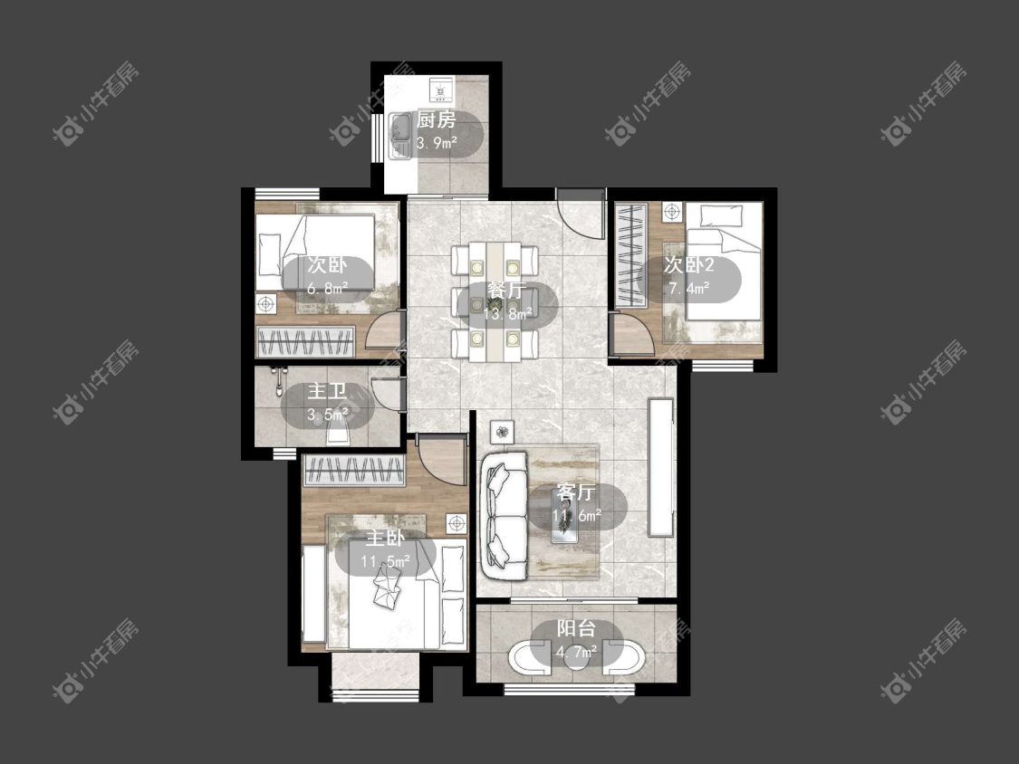 镇江吾悦华府（丹阳）在售二手房源_小牛看房