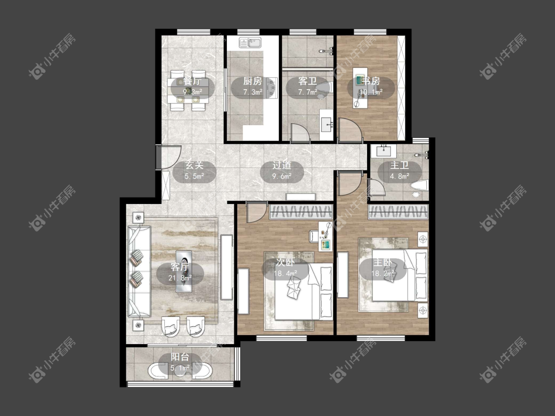 镇江丹金家园在售二手房源户型图_小牛看房