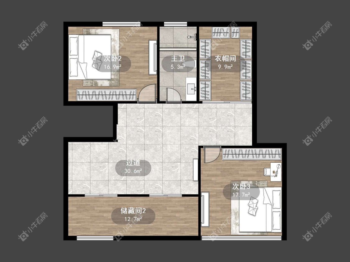 镇江世纪豪都在售二手房源户型图_小牛看房