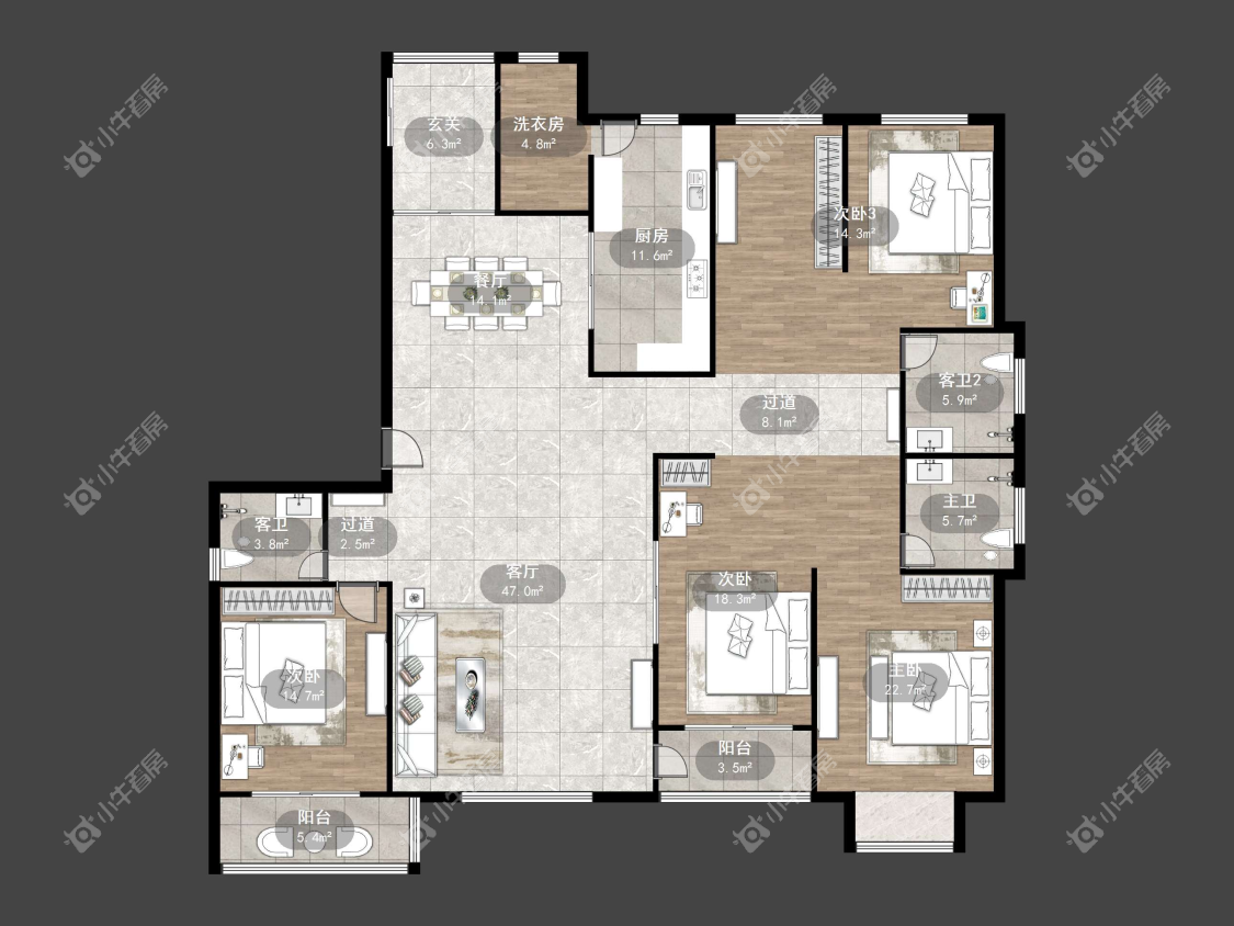 镇江天悦名城在售二手房源户型图_小牛看房