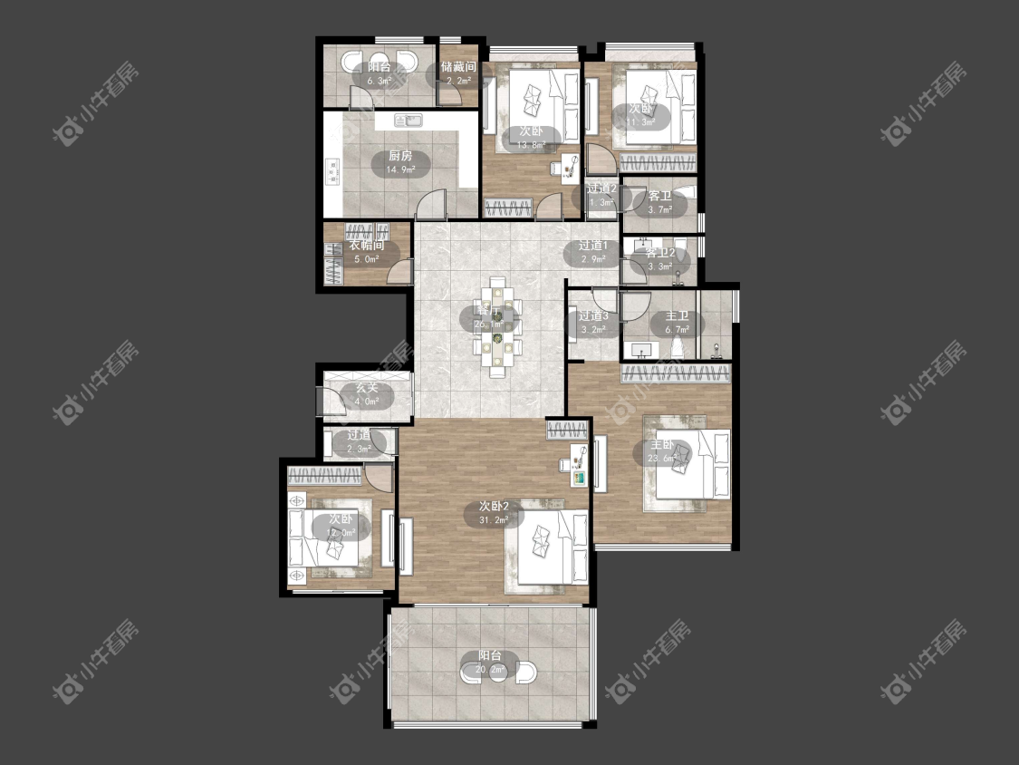 镇江碧桂园在售二手房源户型图_小牛看房