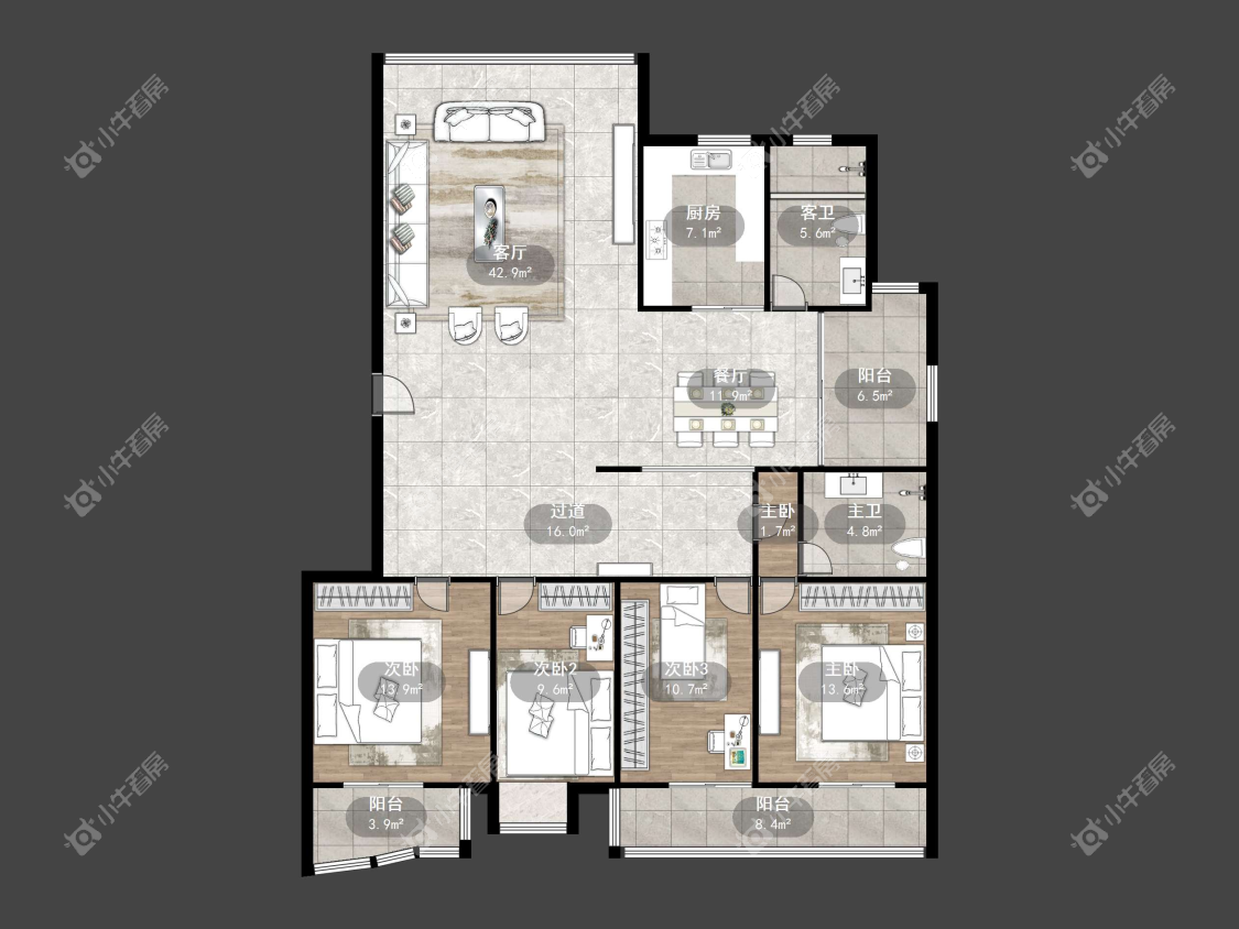 镇江凤翔花园在售二手房源户型图_小牛看房
