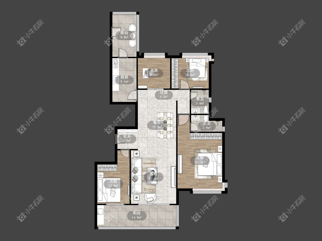 镇江碧桂园在售二手房源户型图_小牛看房