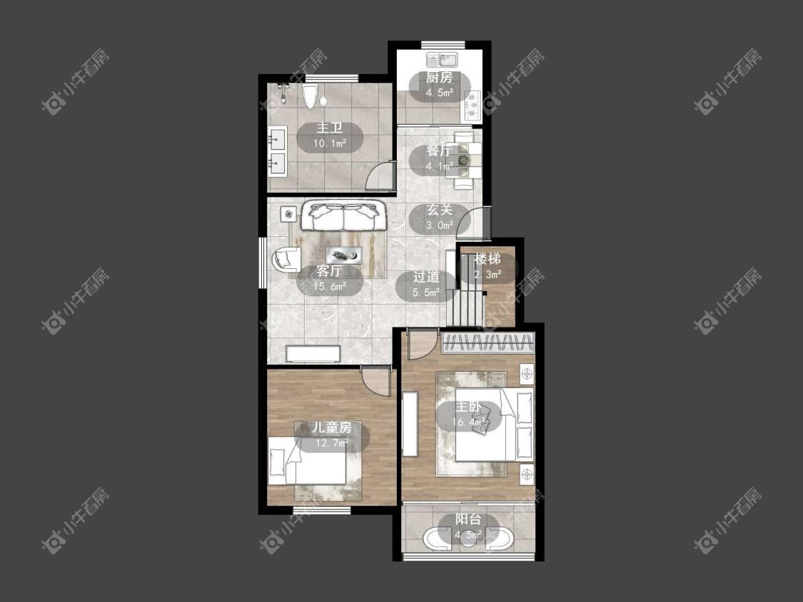 镇江世纪东升在售二手房源户型图_小牛看房