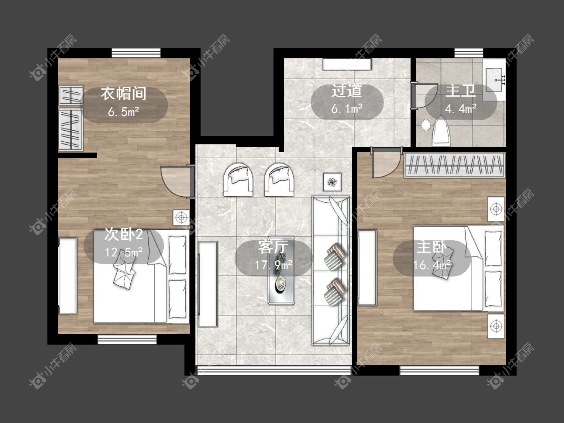 镇江御珑湾(丹阳)在售二手房源户型图_小牛看房