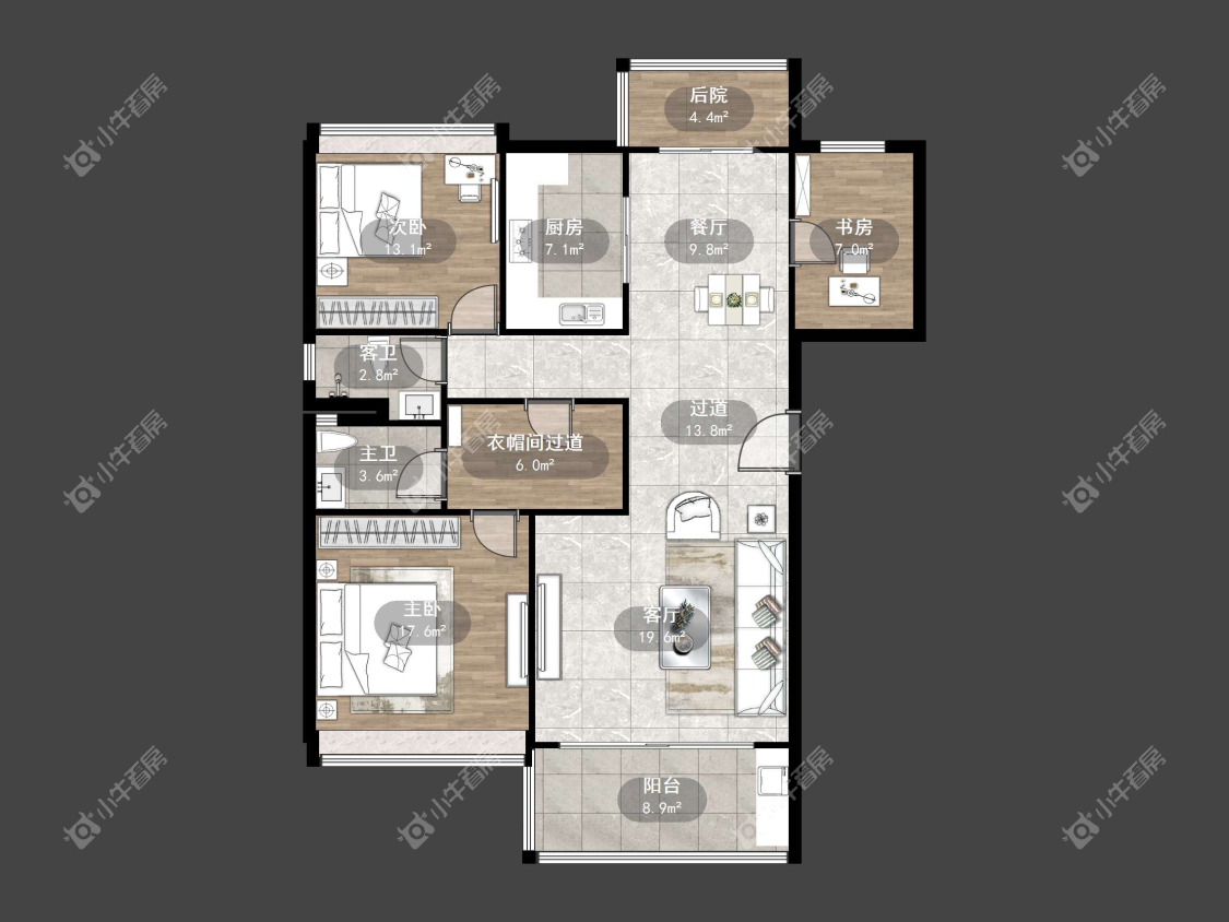 镇江碧桂园樾府在售二手房源户型图_小牛看房