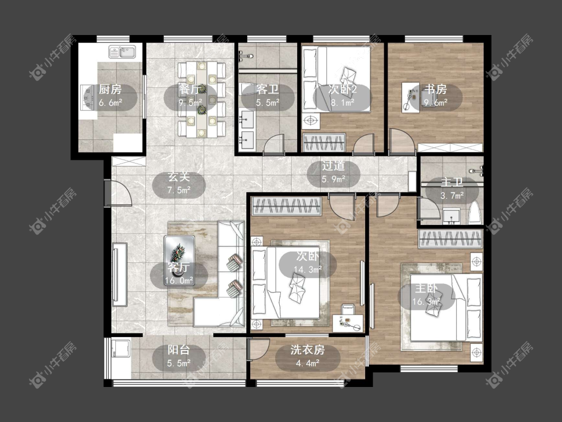 镇江新家园在售二手房源户型图_小牛看房