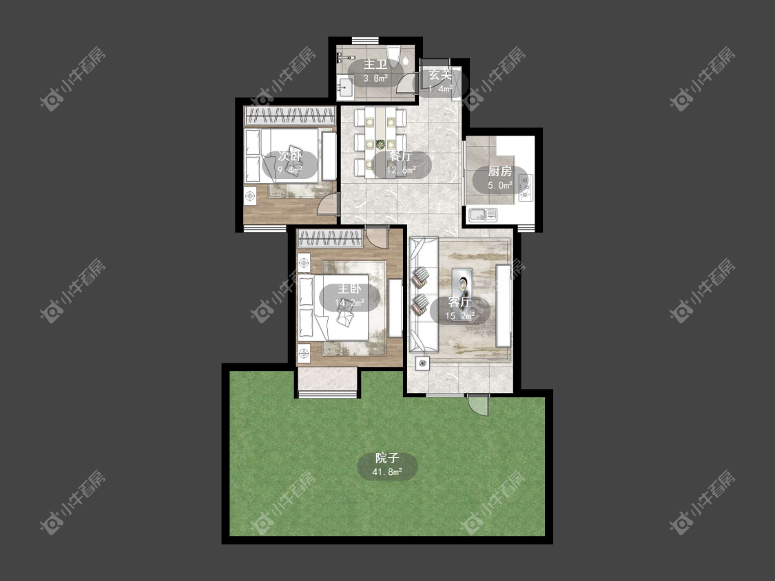 镇江丹凤国际在售二手房源户型图_小牛看房