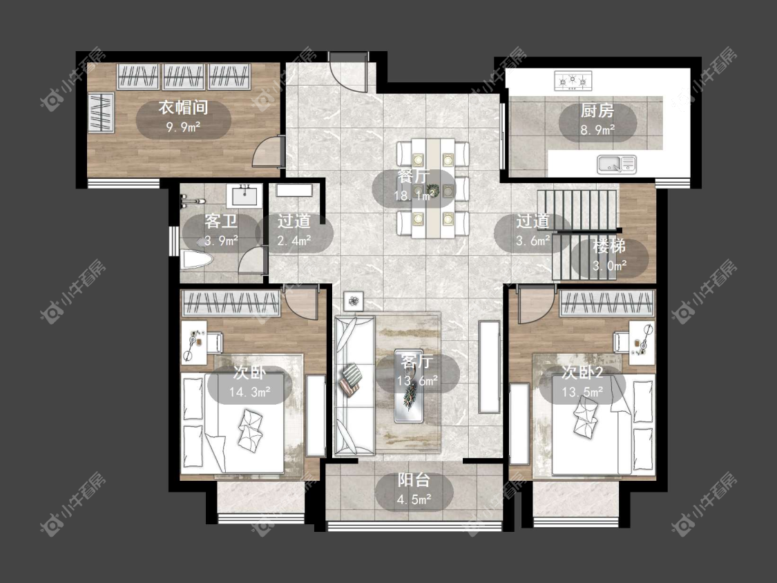镇江练湖新城在售二手房源户型图_小牛看房