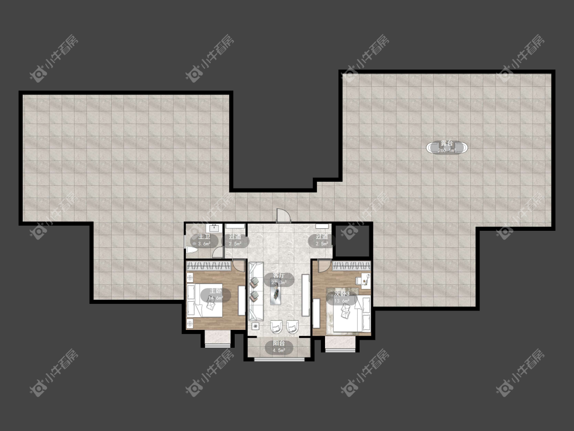 镇江练湖新城在售二手房源户型图_小牛看房