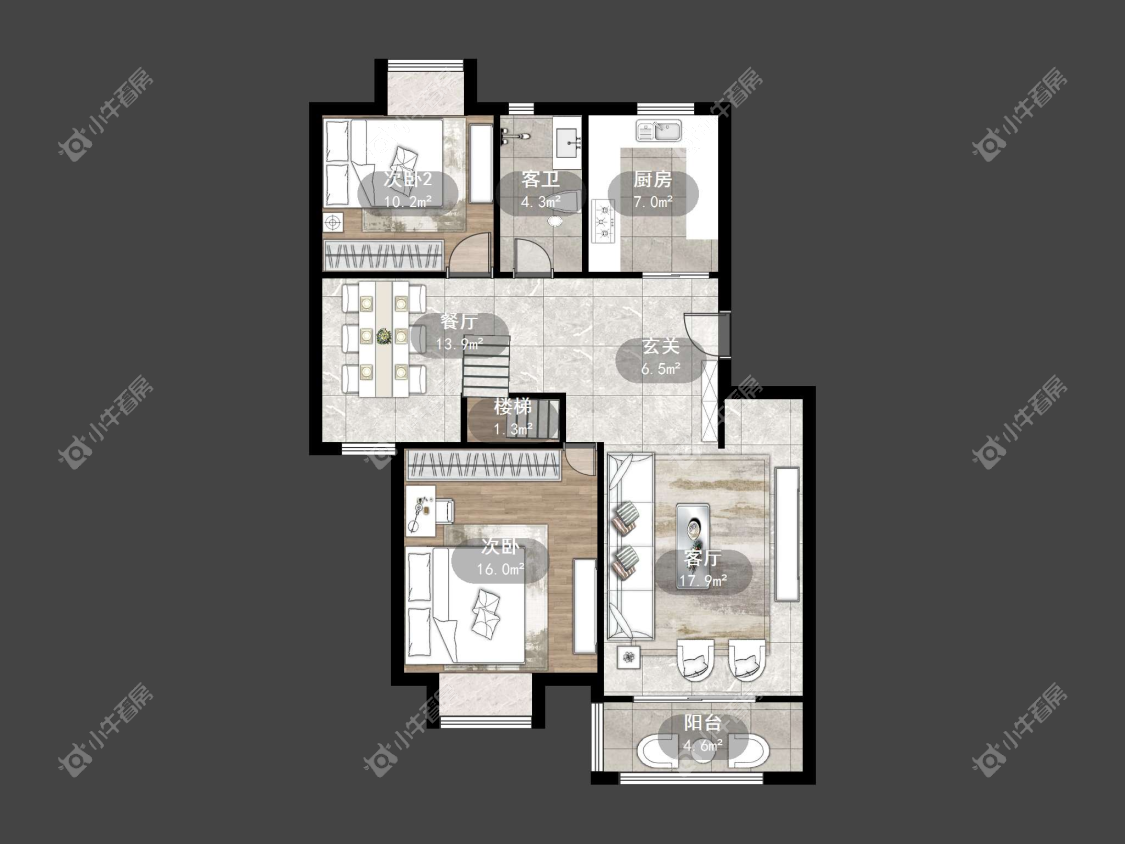 镇江惠泽苑在售二手房源户型图_小牛看房