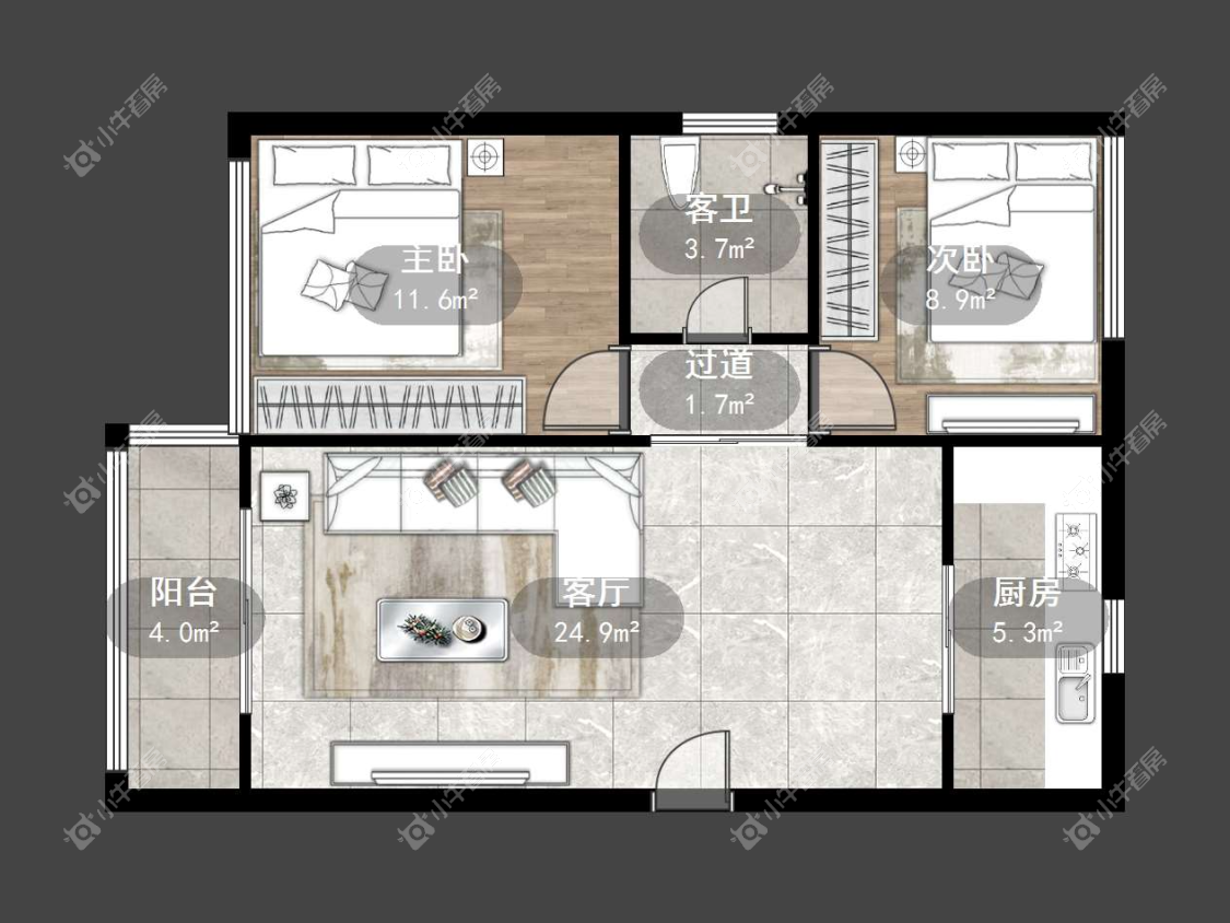 镇江开发区曲阿路1号综合楼在售二手房源户型图_小牛看房