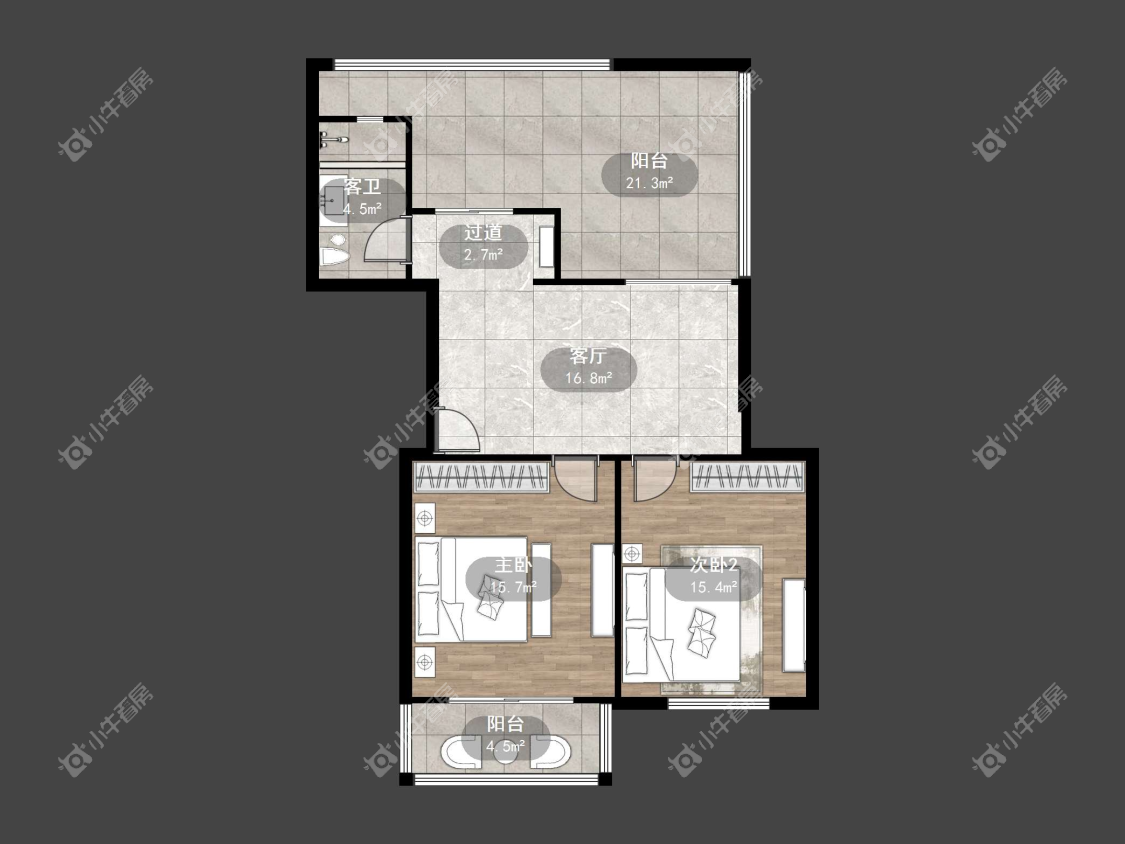 镇江名仕苑在售二手房源户型图_小牛看房