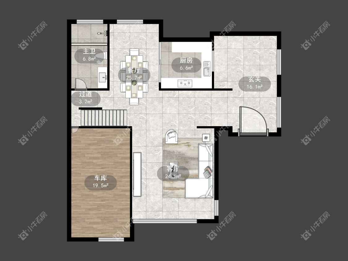 镇江豪门兰庭在售二手房源户型图_小牛看房