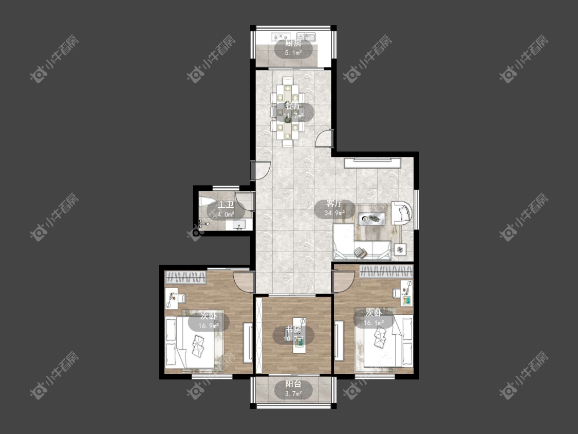 镇江中山路96号在售二手房源户型图_小牛看房