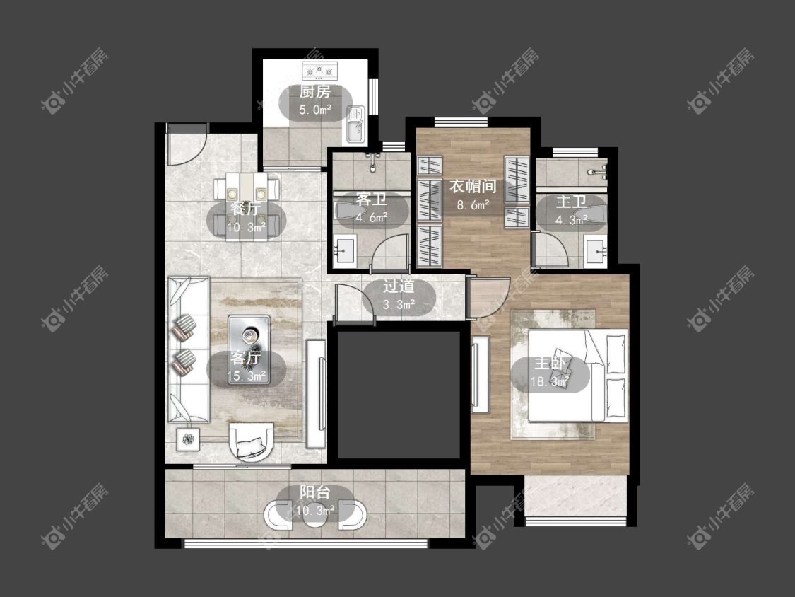 镇江吾悦华府金郡（丹阳）在售二手房源户型图_小牛看房